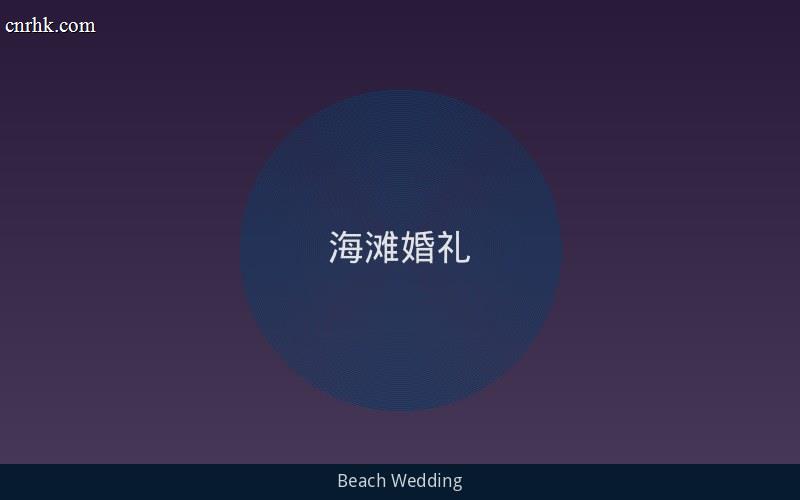 海滩婚礼场地